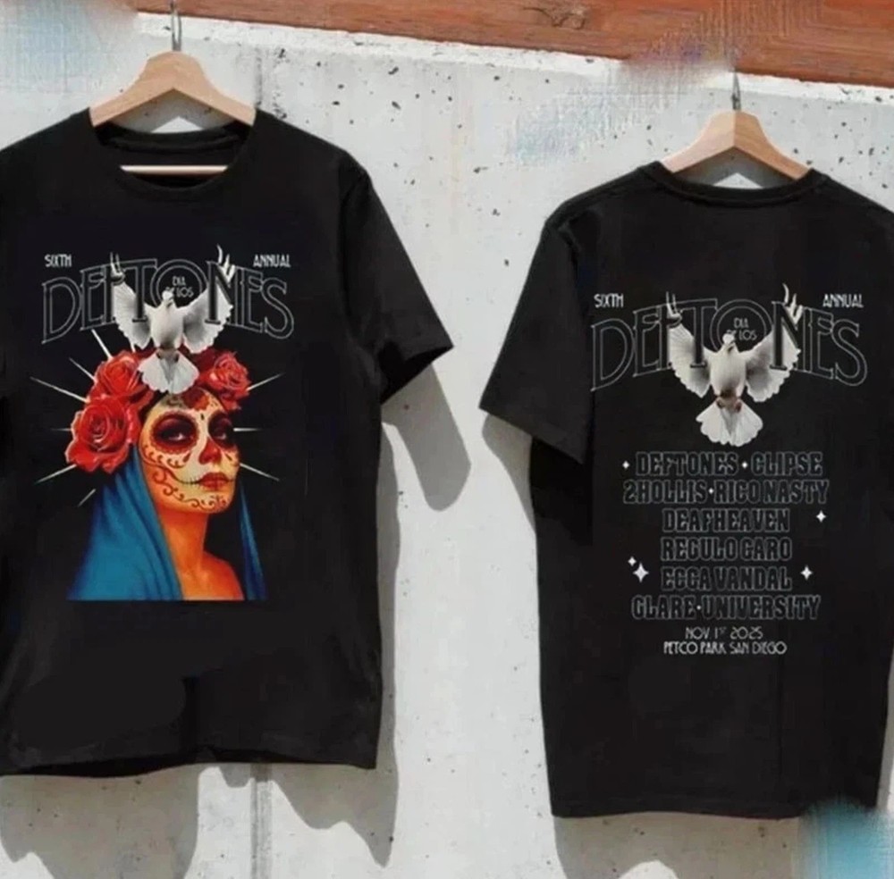 Deftones Sixth Annual Dia De Los Deftones 2025 San Diego T Shirt