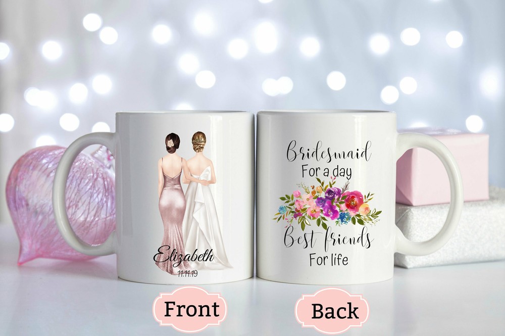 Personalized Bridesmaid Mug Maid Of Honor Proposal Bridesmaid Proposal