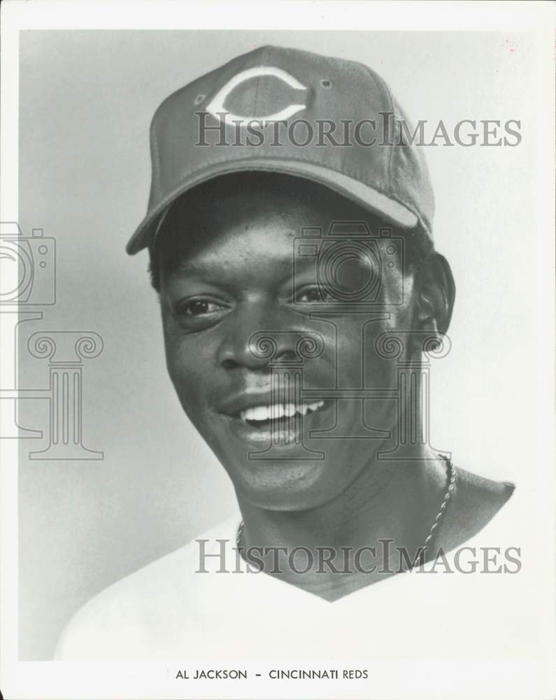 1969 Press Photo Cincinnati Reds baseball player Al Jackson - lrs25306