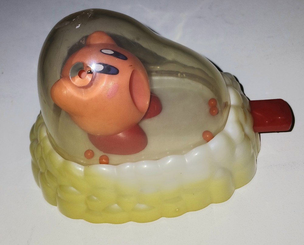 2002 Burger King Kirby Ball Toss Wind-Up Toy Kids Meal Collectible