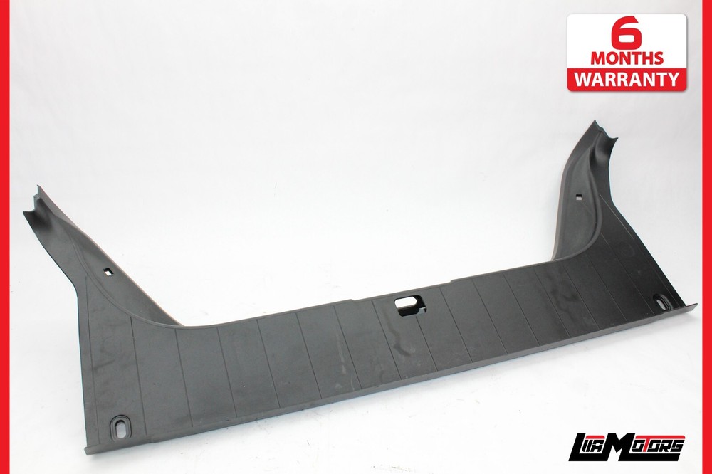 2000-2006 MERCEDES W215 CL500 CL55 REAR TRUNK LOADING LATCH COVER SILL BLACK OEM
