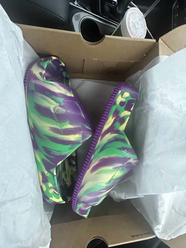 Nike EYBL Mens Calm Slides Sandals Size 15 Black Comfort