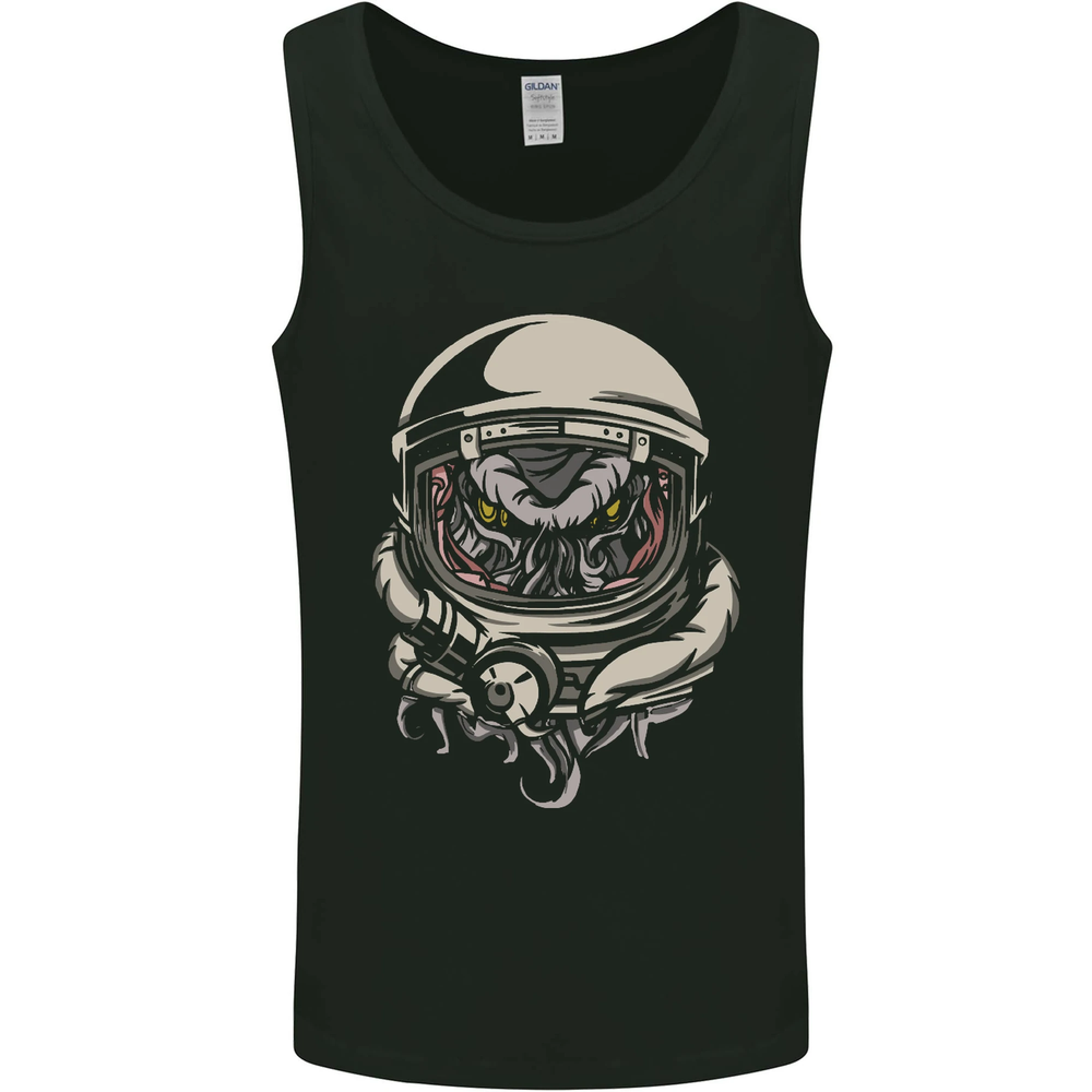 Space Cthulhu Kraken Mens Vest Tank Top