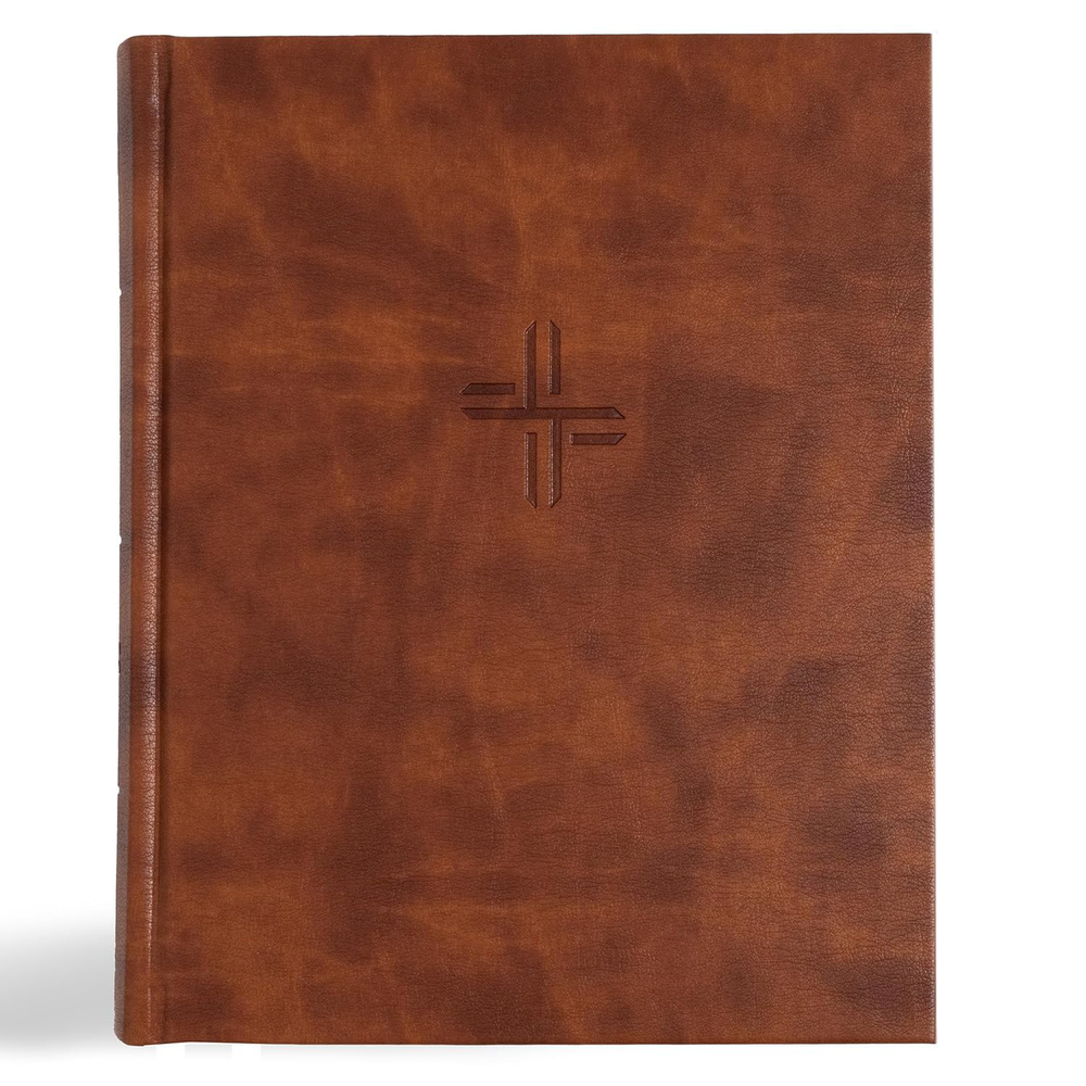 CSB Notetaking Bible with Cross-References and Journaling Space in Brown LeatherTouch
