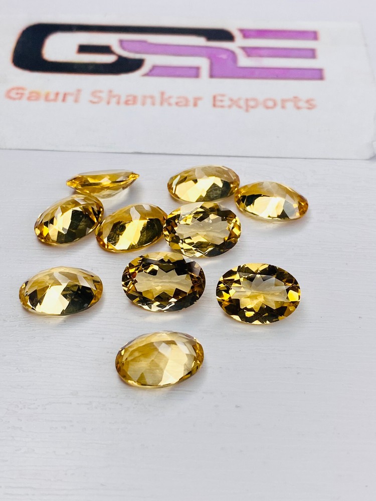 Citrine Faceted Oval Cut Loose Gemstone 4x3mm to 20x15mm Natural A DG  