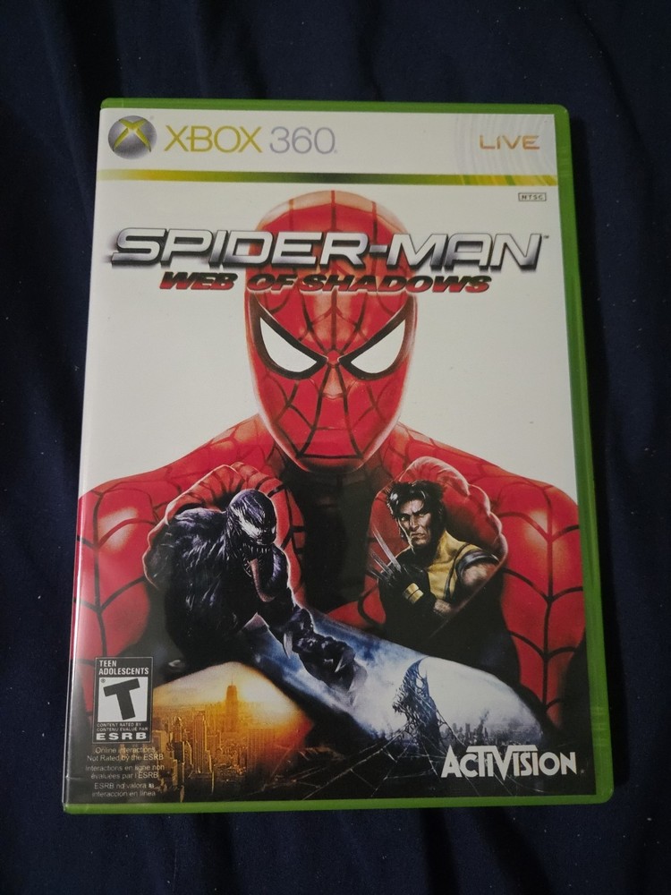 Xbox 360 Spider-Man: Web of Shadows Disc and Box Tested Working No manuals.