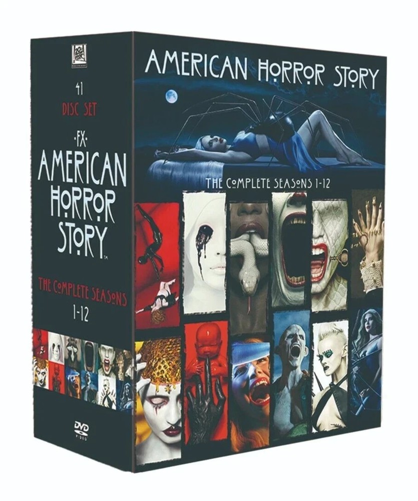American Horror Story: Complete TV Series Seasons 1-12 (DVD 41-Discs Box Set).！