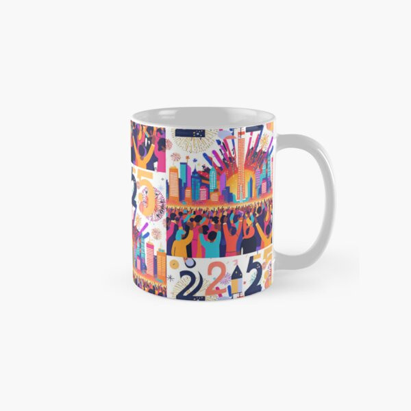 Happy New Year 2025  Classic Mug , Gift For Family