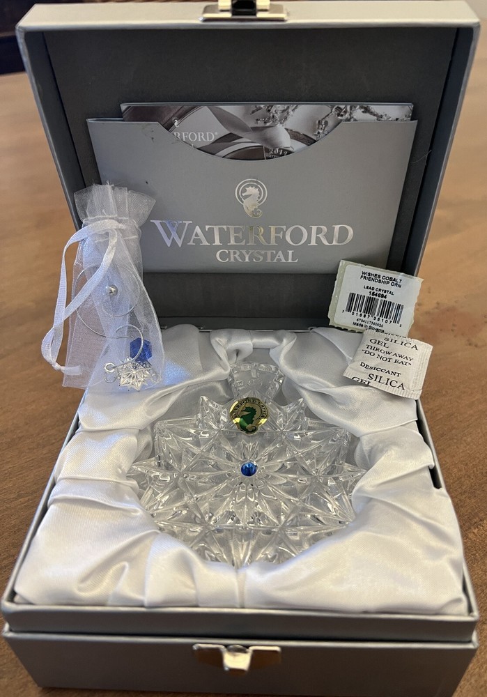 2017 Waterford Crystal Snowflake Wishes Friendship Christmas Ornament