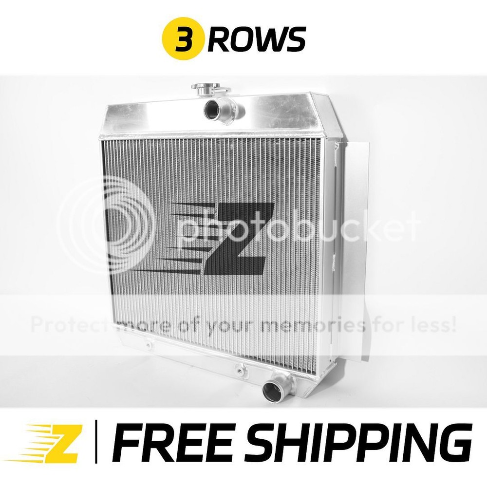 Radiator for Chevy GMC Passenger Car AT etc 1949-1954 3Rows 1950-1953 Aluminum