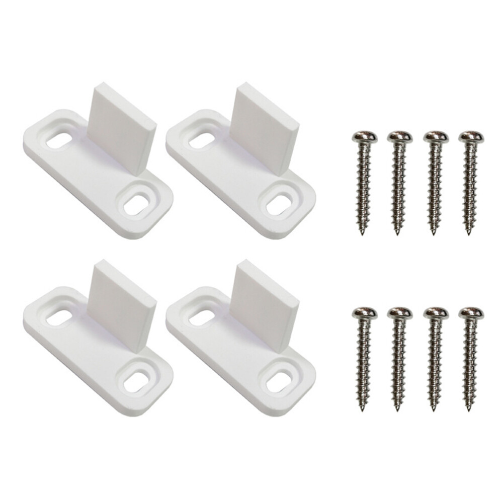 2 Sets Bypass Door Stopper Kit Barn Floor Guide Hardware Man