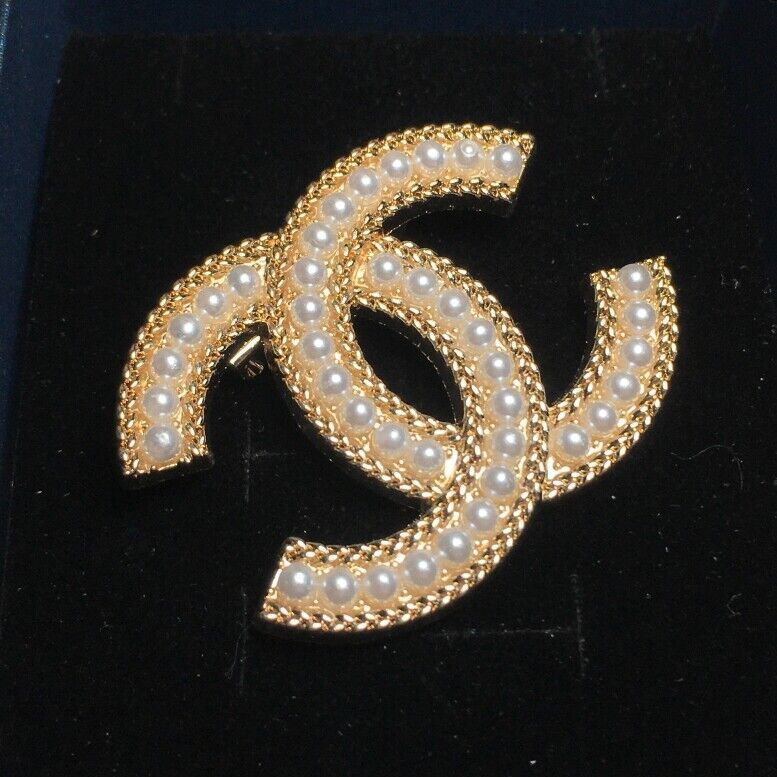 Flower Women Enamel Charm Jewellery Crystal Brooch Pin Rhinestone Pearls Corsage