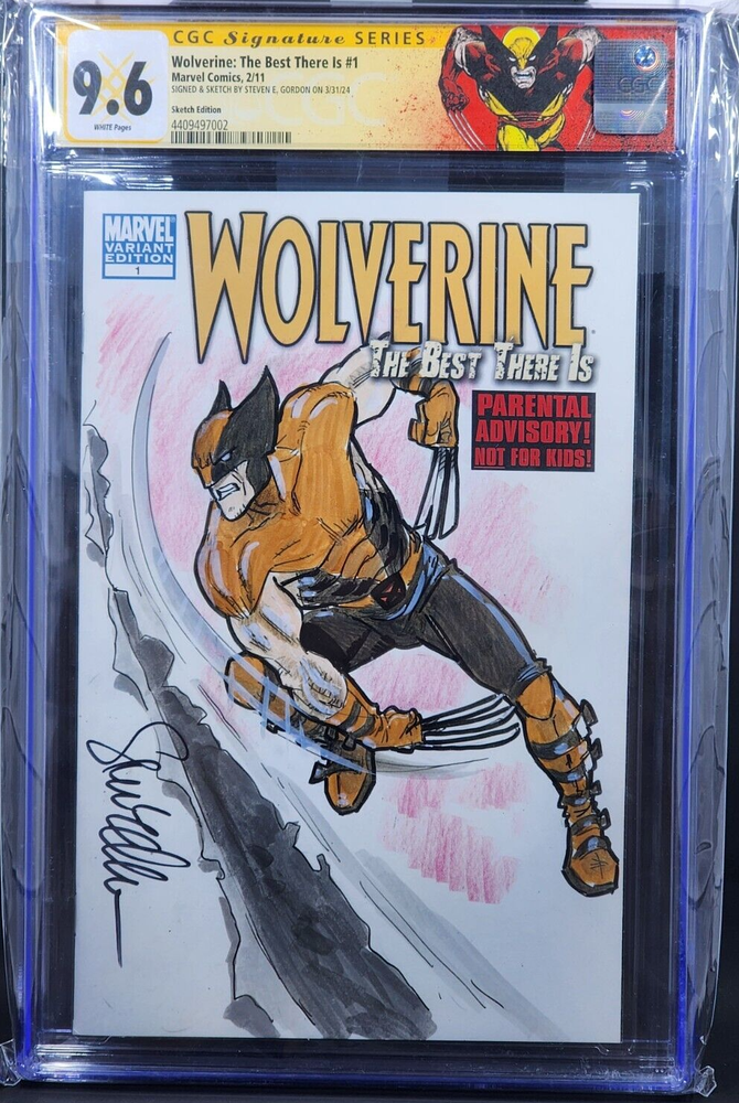 Wolverine The Best There Is #1 2011 Marvel Comics Sketch Signed Edition