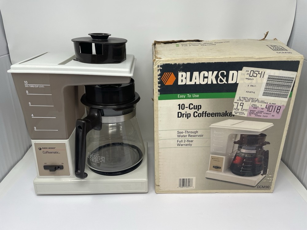 Vintage Black & Decker Coffeematic 10-Cup Coffee Maker Tested & Working