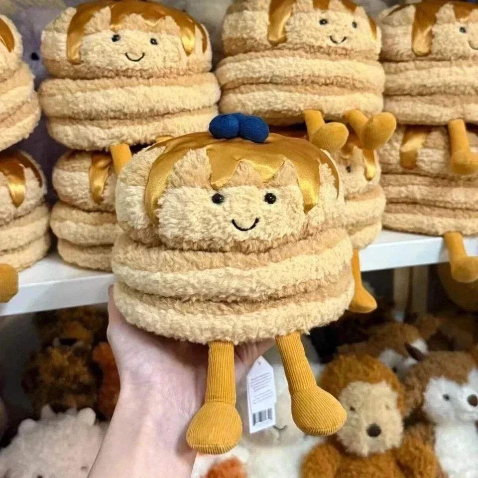 Jelly-cat Amuseables Fran Pancakes Soft Plush Stuffed Toy Gift With Dust Bag NWT