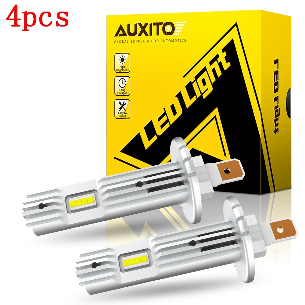 AUXITO H1 LED Headlight Conversion Bulb High Low Beam Lamp Super Bright White 4x