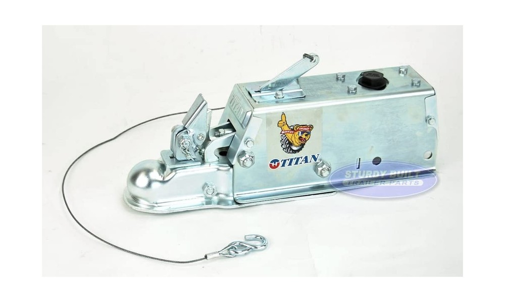 Sturdy Built Titan Model 60 Drum Trailer Surge Brake Actuator Coupler 2 inch ...