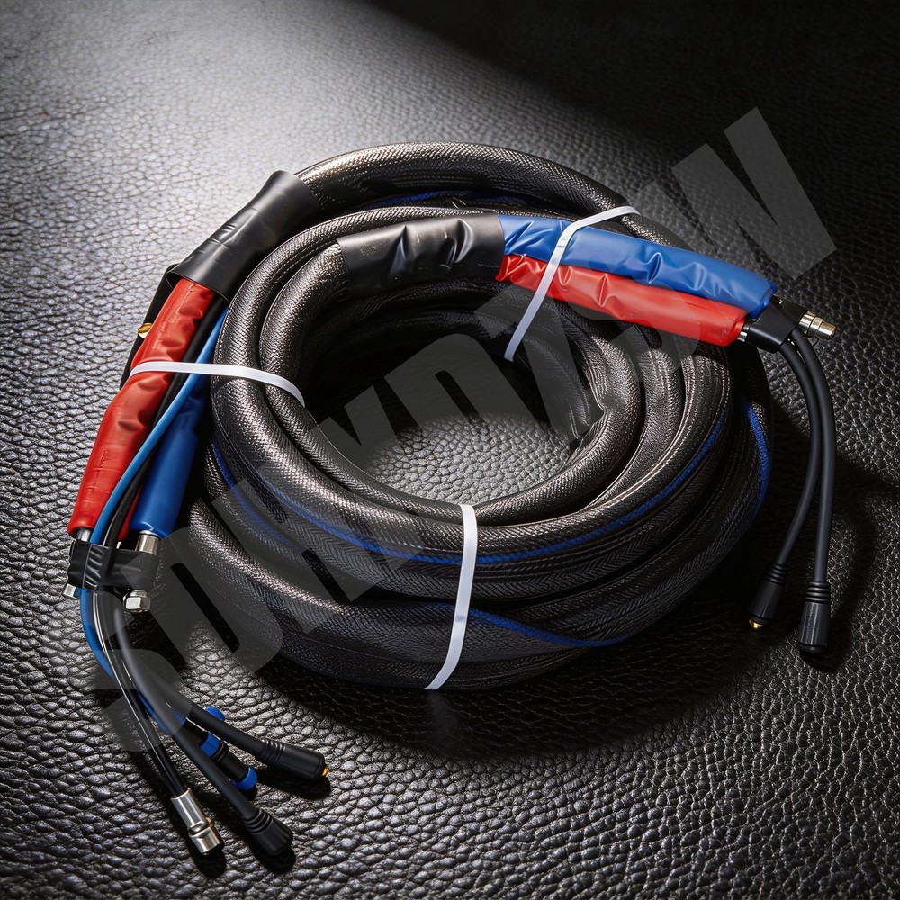 15m Polyurethane Pu Foam Hose / Heated Hose Pipe For Spray Foam Machines.