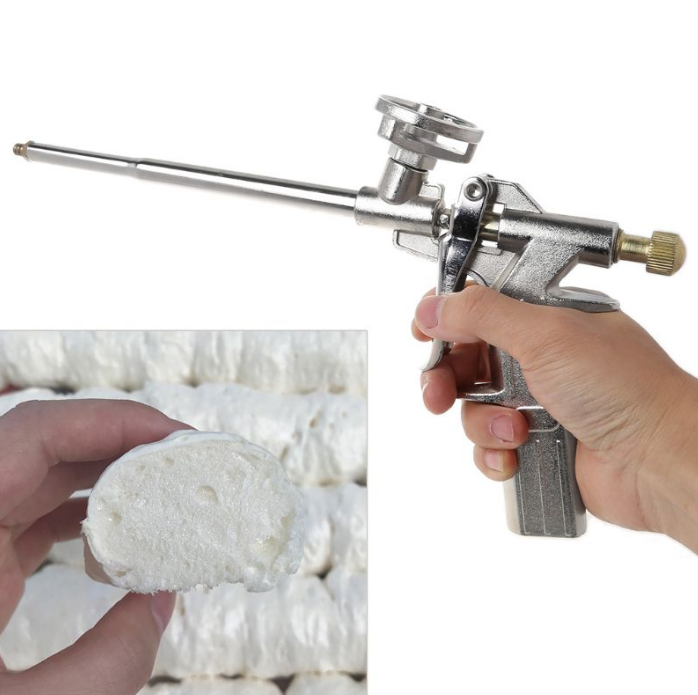 Alloy Foam Sealant Spray Gun with Airbrush Applicator for Expanding Foam
