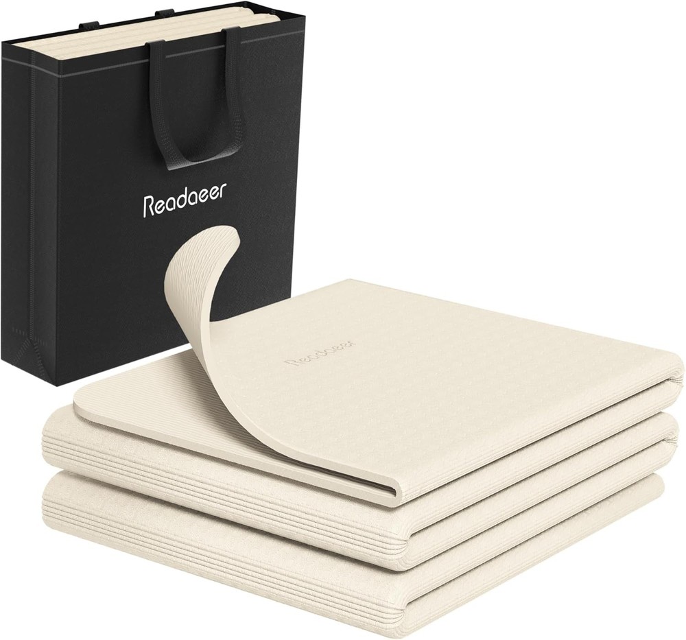 Foldable 6mm Travel Yoga Mat with Carrying Bag Non-Slip Lightweight Portable