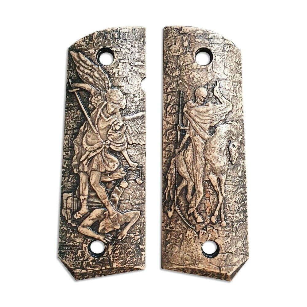 St Archangel Michael - 1911 Full Size Bobtail Grips