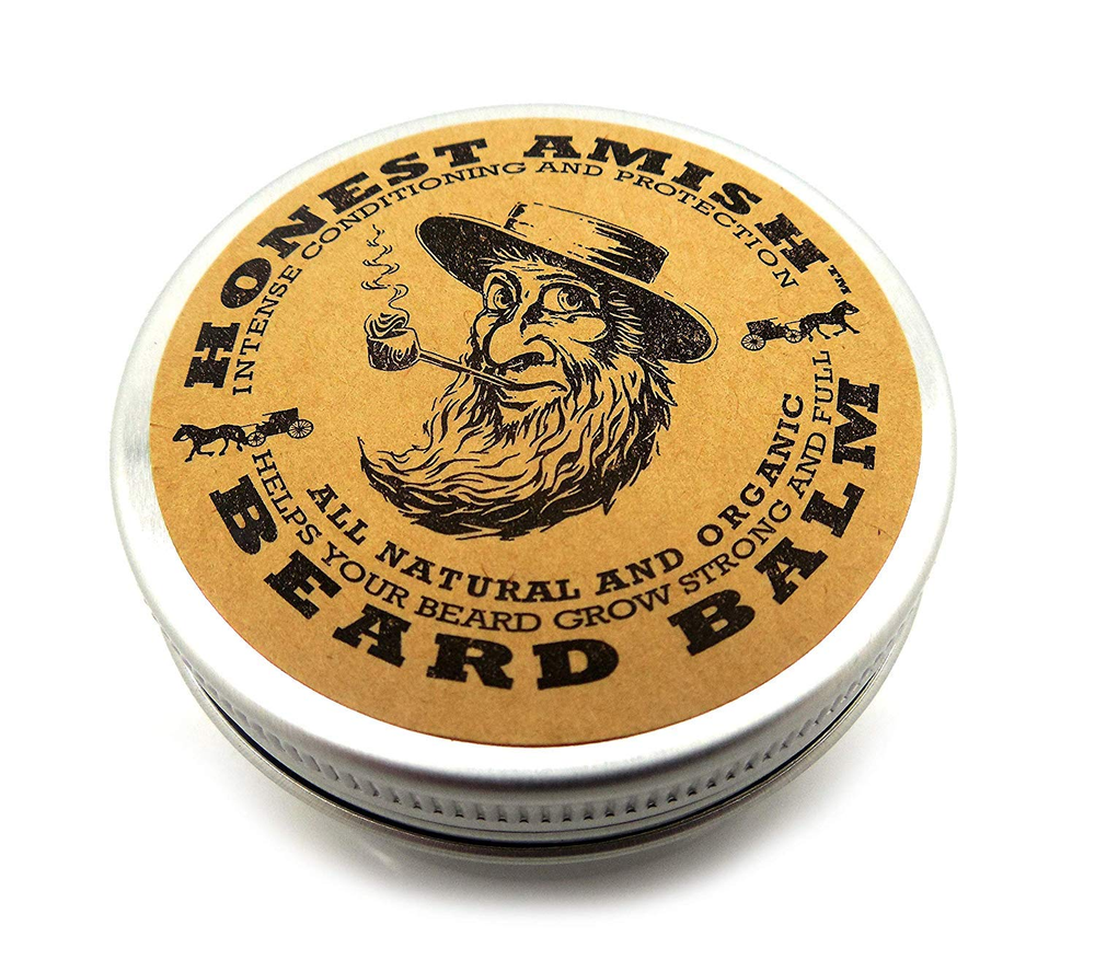 Natural Organic Beard Balm Leave-In Conditioner for Soft Healthy Growth  