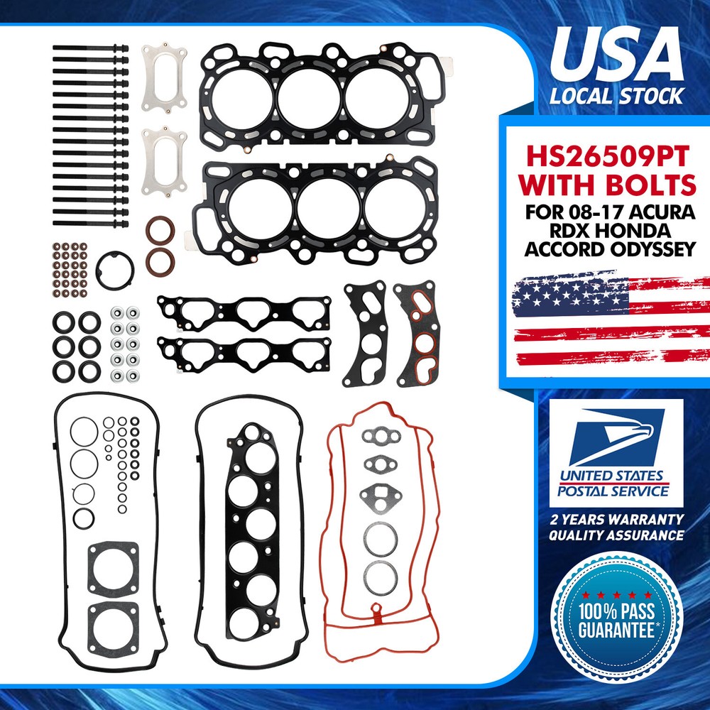HS26509PT Cylinder Head Gasket Set Fit For Select 08-17 Acura Honda Models