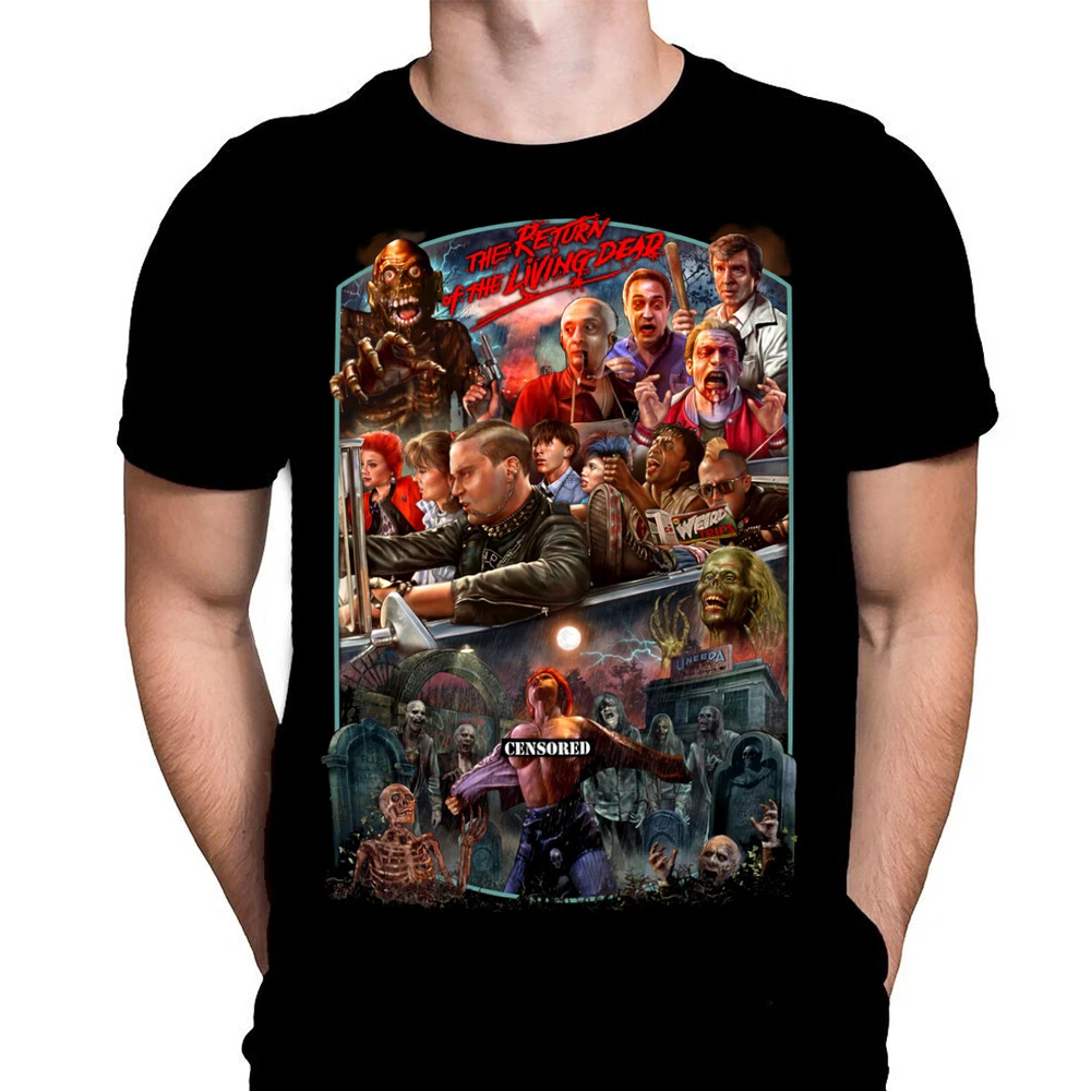 RETURN OF THE LIVING DEAD - T-Shirt - Sizes S - 4XL  / B- MOVIE Horror comedy