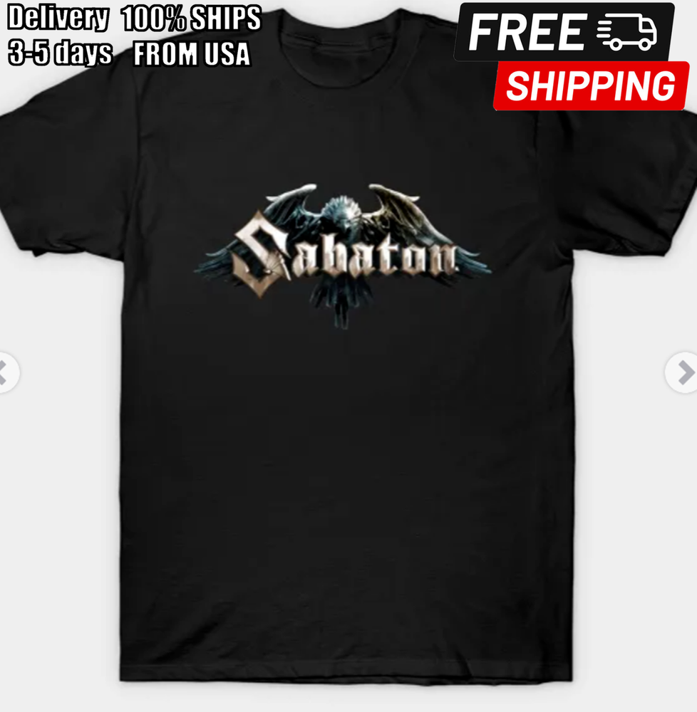 Sabaton T-Shirt New Men Short Sleeve Classic