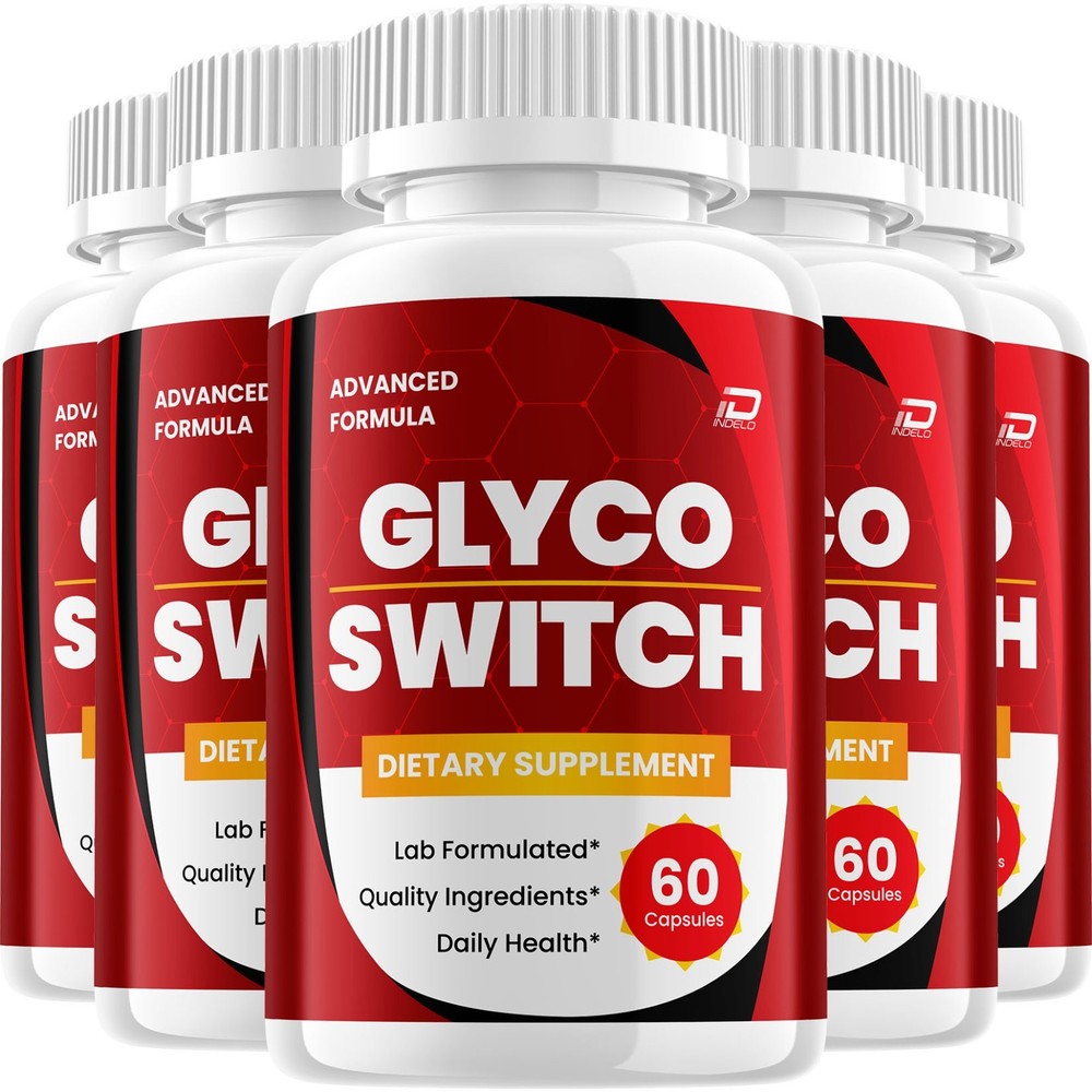 (5 Pack) Glyco Switch Capsules – GlycoSwitch Natural Blend Glycogen Support