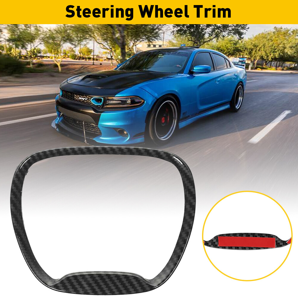 Steering Wheel Trim Cover For Dodge Challenger 2015+ Charger Durango Accessories