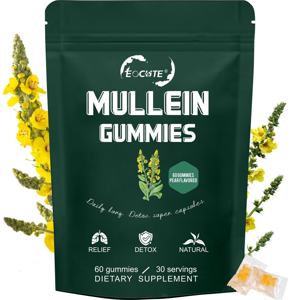 9 in 1 Mullein Leaf Extract Gummies for Lung Cleanse, Extra Strength 10000 MG US