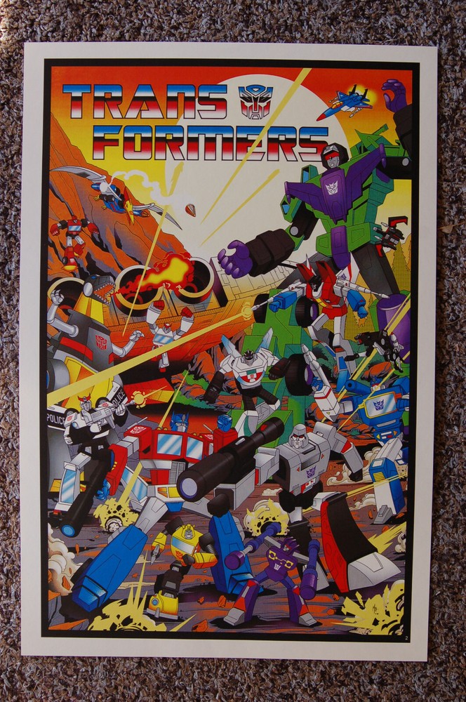 The Transformers TV show promotional poster #2