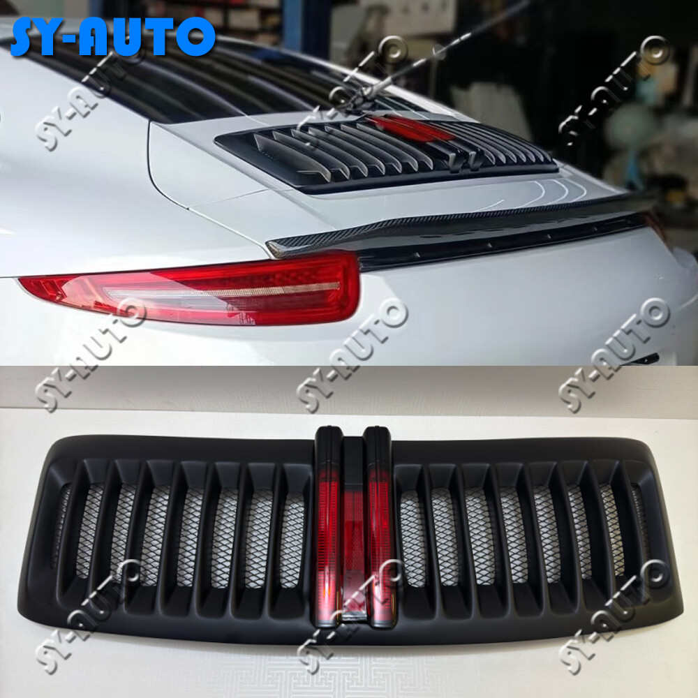 Porsche 911 991.1 991.2 ABS Primer Decklid Grille 992 Style Upgrade