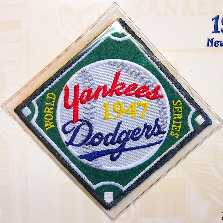 1947 WORLD SERIES NEW YORK YANKEES vs BROOKLYN DODGERS Willabee Ward PATCH ONLY