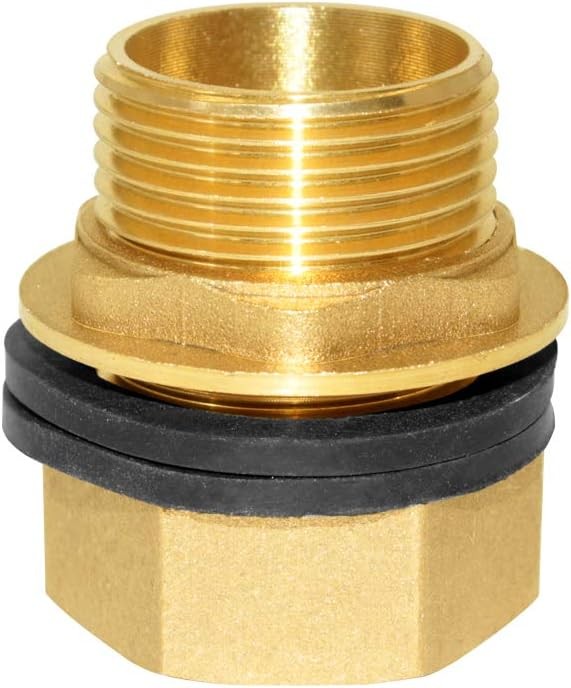Brass Bulkhead Fitting 1“ Male x 1