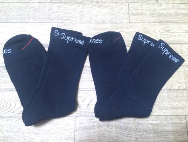 Supreme   16ss  Supreme Hanes Crew Socks 2SET         b