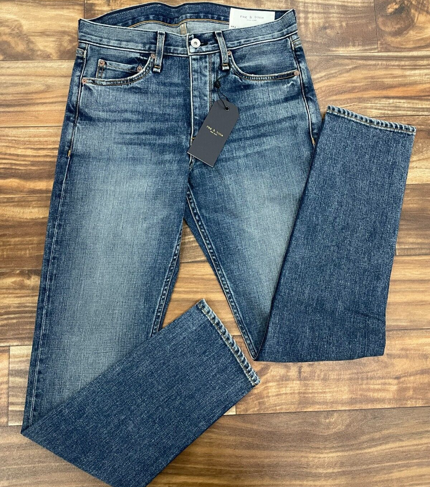 NWT $250 Rag & Bone Men's Stretch Denim Fit 2 Slim Jeans In Campbell Size:29
