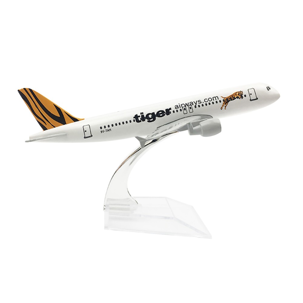 1/400 16cm Aircraft Singapore Tiger A320 Alloy Plane Model Airplane Ornaments