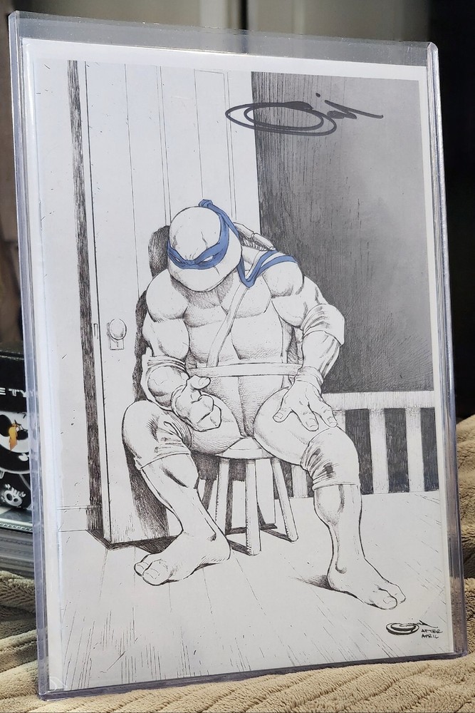 TMNT #3 2024 NM+ Sajad Shah SIGNED w/COA Ltd To 400 SDCC Sketch Cover 🔥🔥🔥