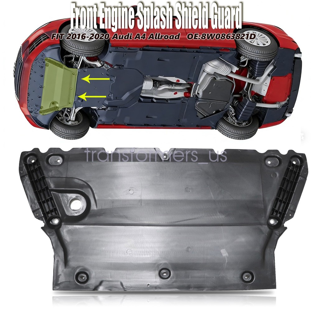 Fit 2016 2017 2018-2019 Audi A4/B9 Engine Under Splash Shield Guard 8W0863821D