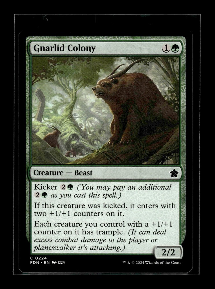 GNARLID COLONY Foundations #224 FDN(NM+)(MTG)