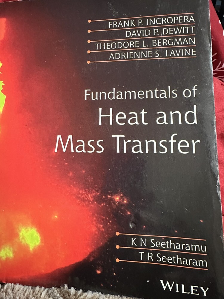 Fundamentals of Heat and Mass Transfer by David P. DeWitt, Frank P....