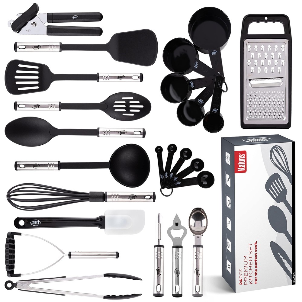 Kitchen Utensils Set, Cooking Utensil Set Kitchen Gadgets, Pots and Pans set ...