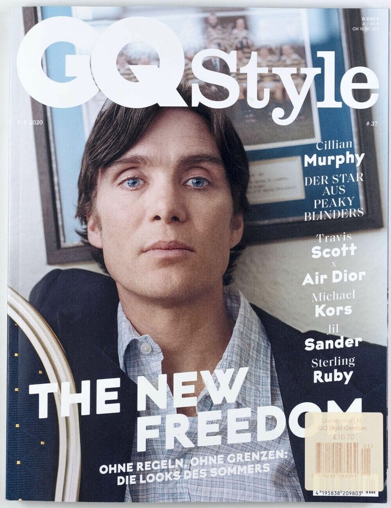 CILLIAN MURPHY GERARD BUTLER TRAVIS SCOTT STERLING RUBY GQ Style German magazine