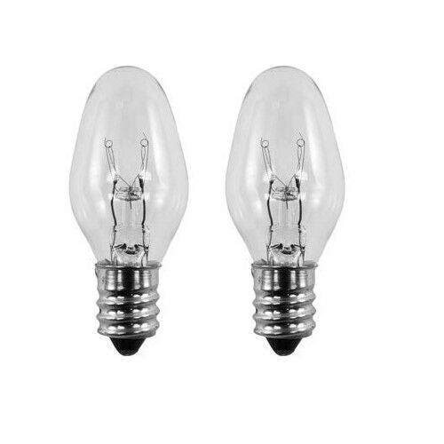 2 Pack Light Bulbs 15W for SCENTSY Plug-In Warmer Wax Diffuser 15 Watt 120 Volts