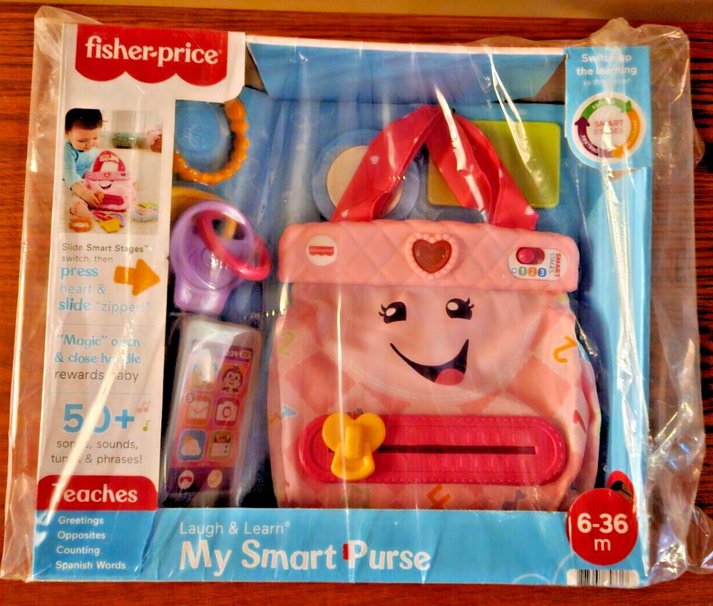 * 新品 *-- Fisher-Price Laugh & Learn my smart purse インタラクティブ玩具 6 ヶ月以上