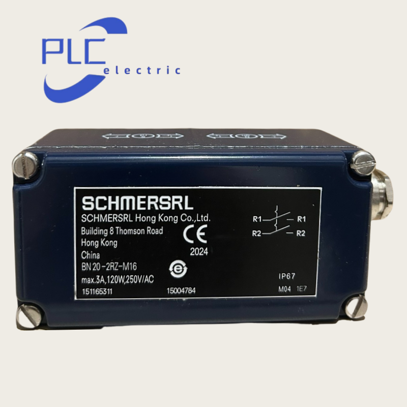 SCHMERSRL 1PCS NEW BN 20-2RZ-M16 250 VAC 3A Magnetic Spring Safety Limit Switch