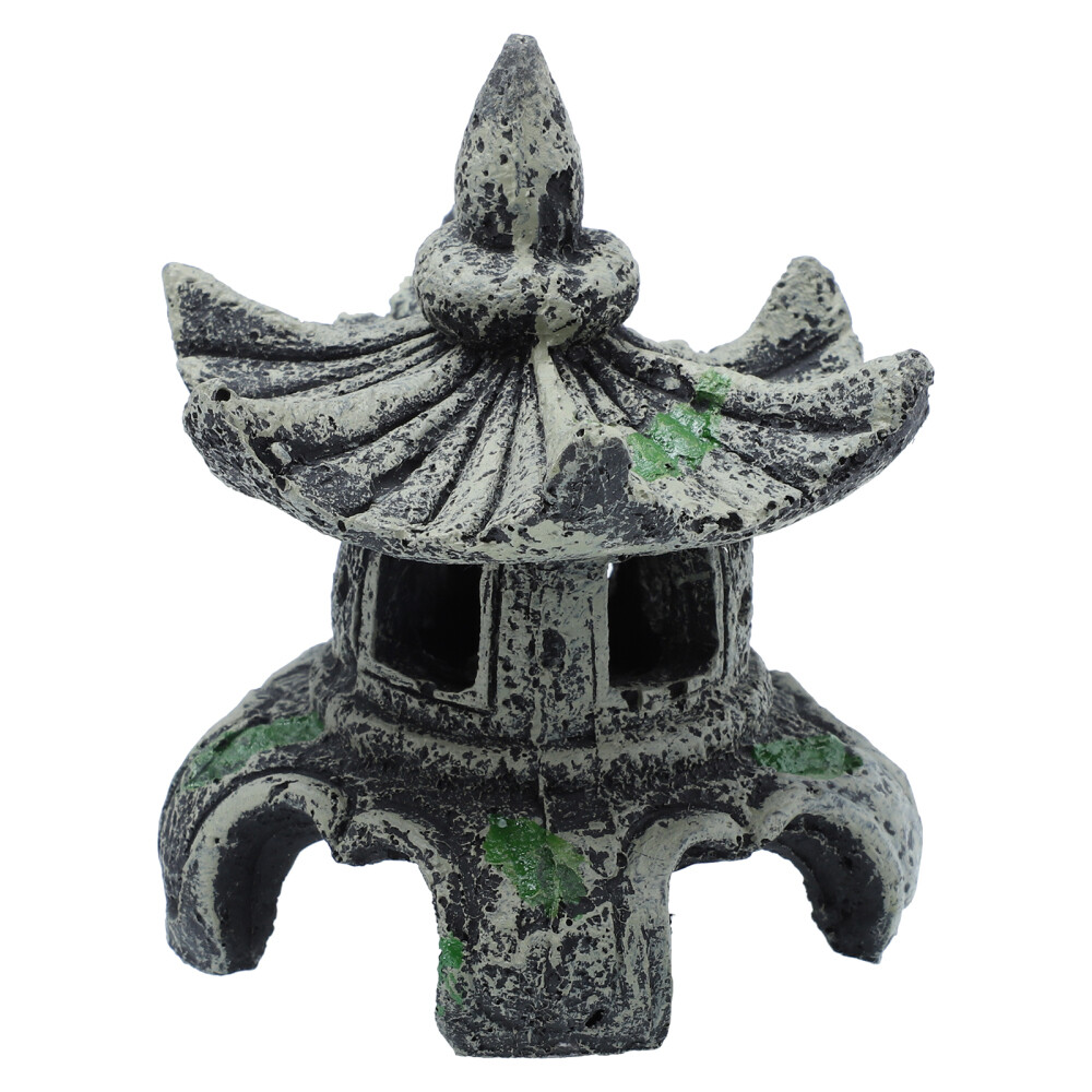 Aquarium Simulation Pavilion Coral Decor for Fish Tank Landscaping
