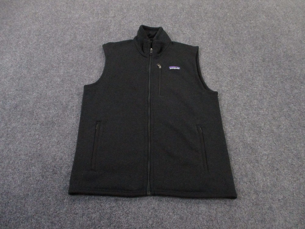Patagonia Better Sweater Fleece Vest for Men in Black - Camping Hiking Outdoor Wear